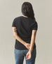 Women's Premium Slub Crew Tee - Black